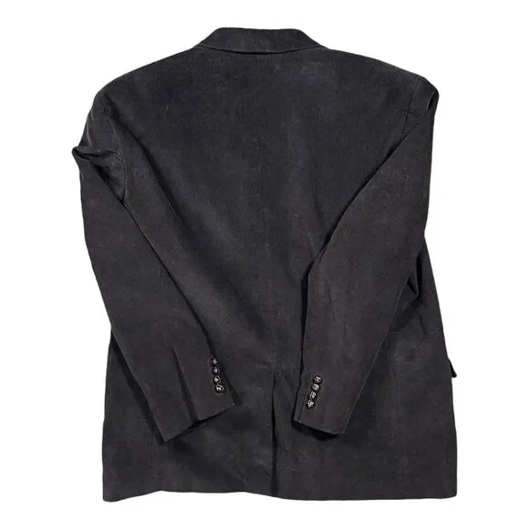 Lauren Ralph Lauren LRL Corduroy Mens 44R Brown Blazer Suit Coat Jacket Vintage